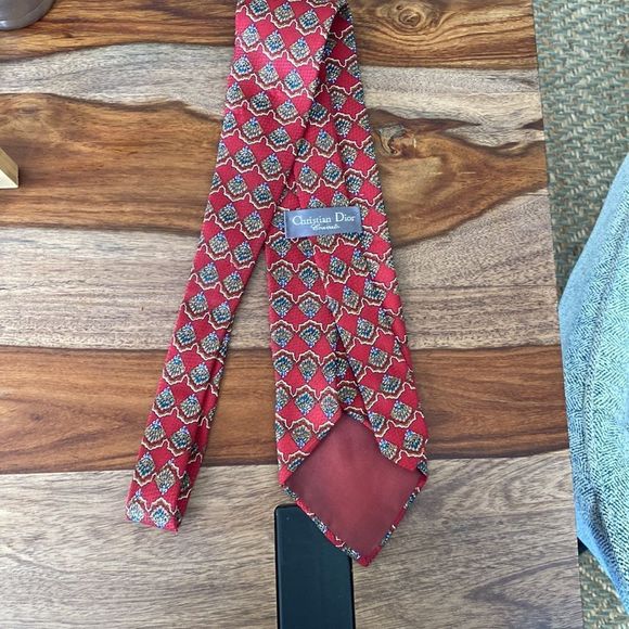 Christian Dior Cravate Silk Tie - Picture 2 of 5
